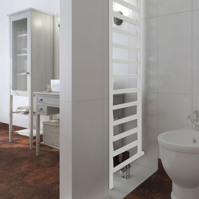 Sèche-serviette électrique blanc de 1515mm de haut et 500mm de large - 600 Watt - SIM1515/500DWE1B