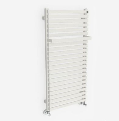 Sèche-serviette électrique blanc de 510mm de haut et 500mm de large - 300 Watt - CIT510/500E1B