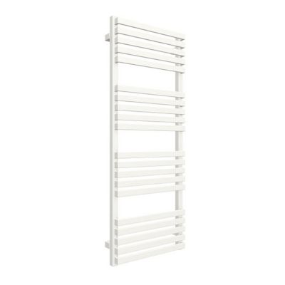 Sèche-serviette électrique blanc de 870mm de haut et 450mm de large - 400 Watt - QUA870/450SE8B