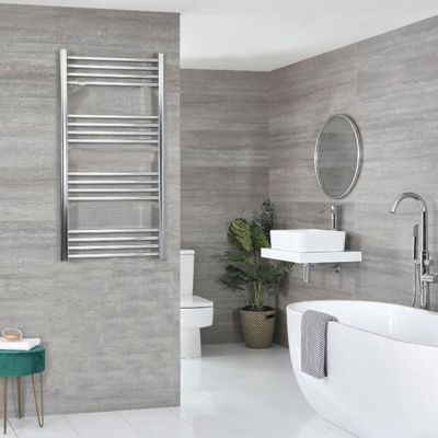 Sèche-serviette électrique chromé de 660mm de haut et 430mm de large - 200 Watt - FIO660/430E1CRO