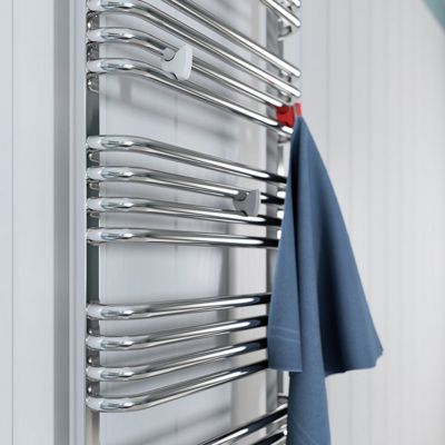 Sèche-serviette électrique chromé - (HxL) 540x300 mm - 120 Watts - 120 Watt - ALE540-300E1CRO