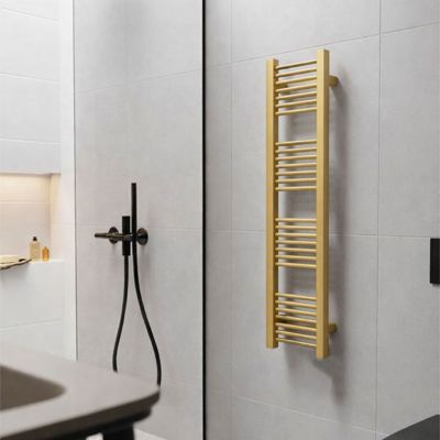 Sèche-serviette électrique doré - (HxL) 460x230 mm - 120 Watts - 120 Watt - MIK460-230E1BRA