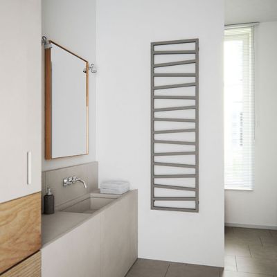 Sèche-serviette électrique gris - (HxL) 600x500 mm - 300 ( Watts) - 300 Watt - ZIG600-500E8MST