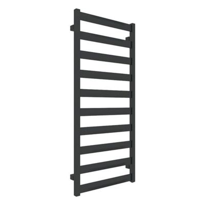 Sèche-serviette électrique noir de 670mm de haut et 300mm de large - 200 Watt - VIV670/300E1N
