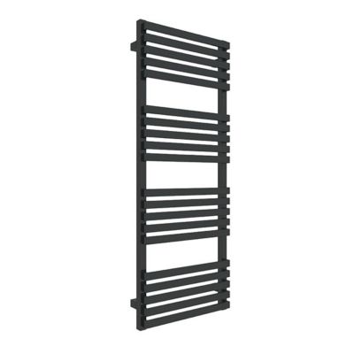 Sèche-serviette électrique noir de 870mm de haut et 450mm de large - 400 Watt - QUA870/450SE8N
