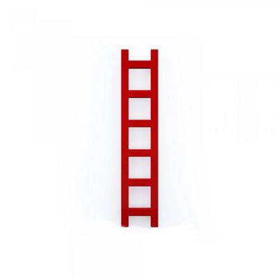 Sèche-serviette électrique rouge trafic de 640mm haut / 200mm large - 100 Watt - EAS640/200E13020
