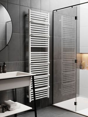 Sèche-serviette mixte blanc de 1460mm de haut et 700mm de large - 1009 Watt - LIM1460/700SOAZ8B