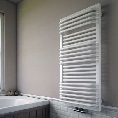 Sèche-serviette mixte blanc de 1580mm de haut et 500mm de large - 946 Watt - POL1580/500SOAV2B