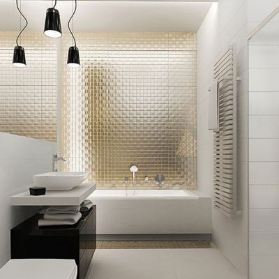 Sèche-serviette mixte blanc de 510mm de haut et 500mm de large - 322 Watt - CIT510/500V2B