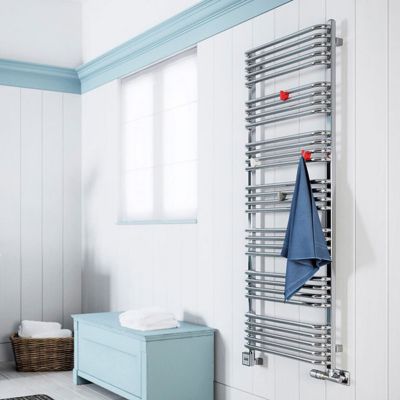 Sèche-serviette mixte chromé de 540mm de haut / 300mm de large - 126 Watt - ALE540/300Z1CRO