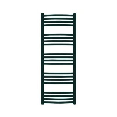 Sèche-serviette mixte noir de 1380 mm de haut de 600 mm de large - 696 Watt - LEN1380/600Z1N