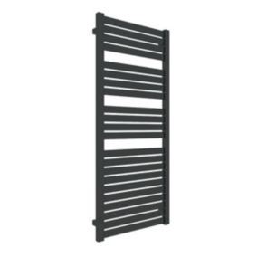 Sèche-serviette mixte noir de 1560mm de haut et 540mm de large - 742 Watt - MAN1560/540Z8N