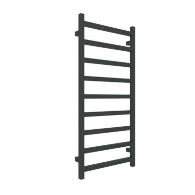 Sèche-serviette mixte noir de 600mm de haut et 500mm de large - 217 Watt - SIM600/500V2N