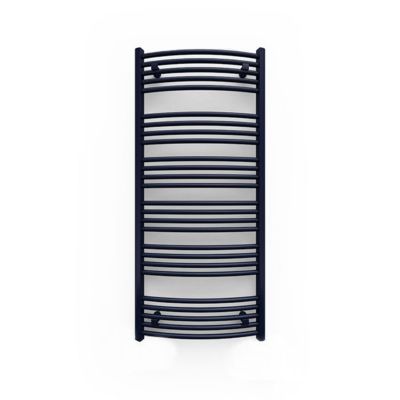 Sèche-serviette mixte noir de 786mm de haut et 400mm de large - 305 Watt - DOM786/400Z1N