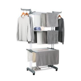 Séchoir multifonctions 20m d'étendage gris Herzberg HG8034-GRY