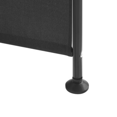 Séparateur de pièce à 5 panneaux NARNI 270 cm 170 cm Noir