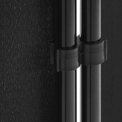 Séparateur de pièce à 5 panneaux NARNI 270 cm 170 cm Noir