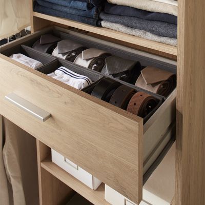 separateur de tiroir coloris noir largeur 50 cm castorama