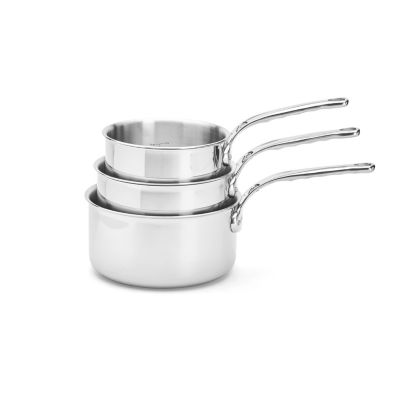 Série de 3 casseroles 16/18/20cm inox De Buyer 3706.01 affinity