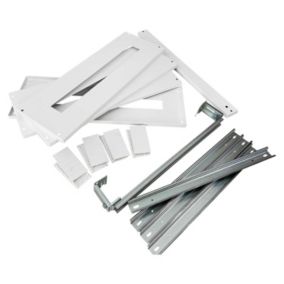 S96m200 Ide Kit Plastron 4 Rangées En Métal Pour Coffret Ide Atlantic 65sup96120 Ou 40enl96120 Ou 40enl96120