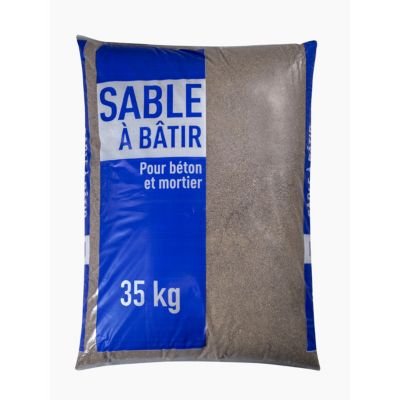 Sable à bâtir pour béton et mortier 35kg