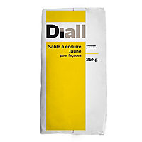Sable à enduire jaune pour façades Diall 25 kg