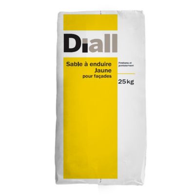 Sable enduire jaune pour fa ades Diall 25 kg Castorama