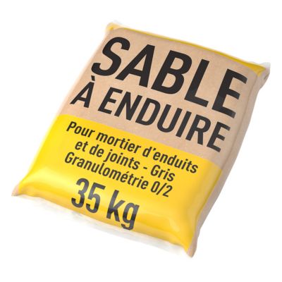 Sable à enduire pour mortier d'enduits et de joints 0/2 35kg