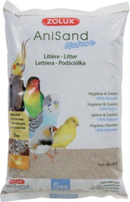 Sable Anisand naturel Zolux 5kg pour oiseaux