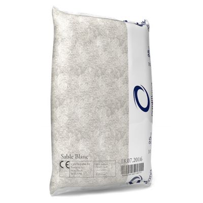 Sable blanc pour maçonnerie 25kg Cantillana