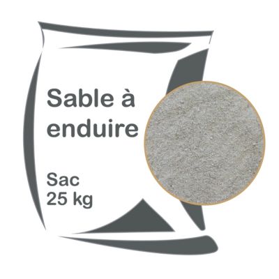 Sable à enduire blanc 0/2 25KG