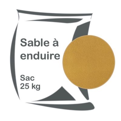 Sable à enduire jaune 0/2 25KG