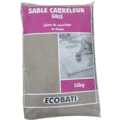 Sable pour pose de pav Ecobati gris 35 kg Castorama