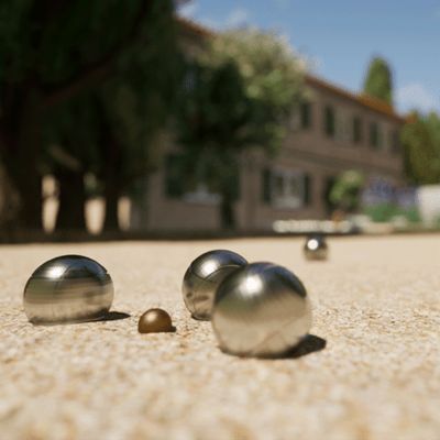 Sable terrain de pétanque ocre Le Fanny 0/8 mm - Sac 800 kg