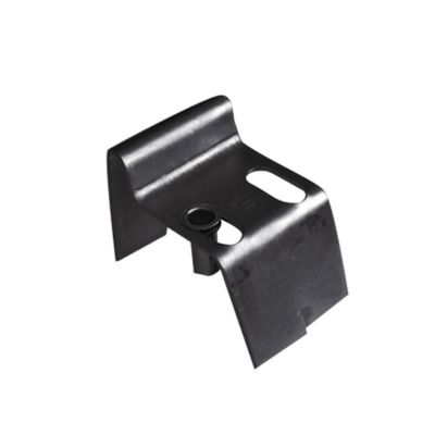 Sabot de portail à sceller réglable Afbat avec gâche noir