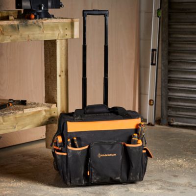 Sac à outils vide fond rigide textile Magnusson 1 compartiment + 14 poches (40 cm)