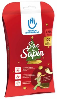 Sac à sapin de Noël Handicap international