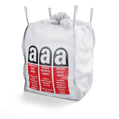 Sac BIG BAG 1000kg Amiante 900 x 900 x 1050mm - BBNE115PEA