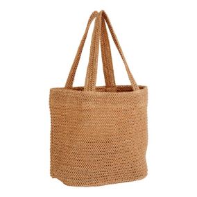 Sac Cabas Parade en Paille de Papier - Sac Fourre-Tout Pratique 31x46 cm