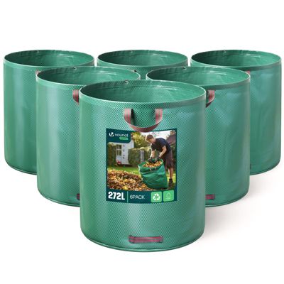 Sac de jardin 272L Lot de 6 sacs XXL VOUNOT