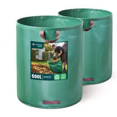 Sac de jardin 500L Lot de 2 sacs Extra Large VOUNOT