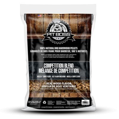 Sac de pellets alimentaire 9 kg granulés pour barbecue Mélange Compétition PIT BOSS