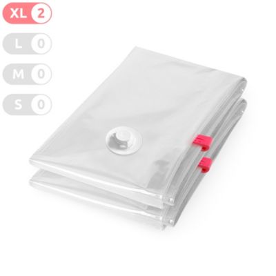 Sac de rangement sous vide Compactor Compresspack L. 100 x l. 80 cm vendu par 2