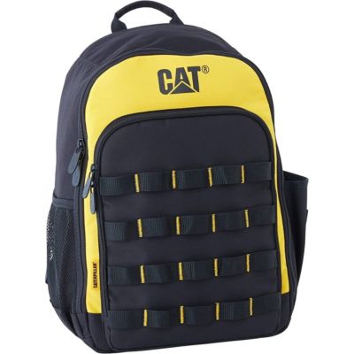 Sac à dos 21L Polyvalent 3 poches extérieures + 19 poches intérieures Housse anti pluie intégrée CAT