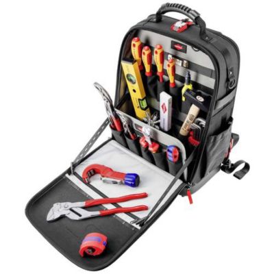 Sac à dos modulaire KNIPEX Modular X18 Sanitär 00 21 50 S pour professionnels sanitaires, 18 L, 37 poches