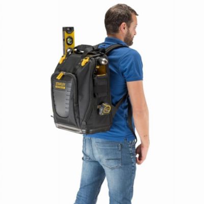 Sac à dos Stanley Fatmax Quick Access FMST1-80144 - sac outil 600 deniers, base étanche, compartiment ordinateur