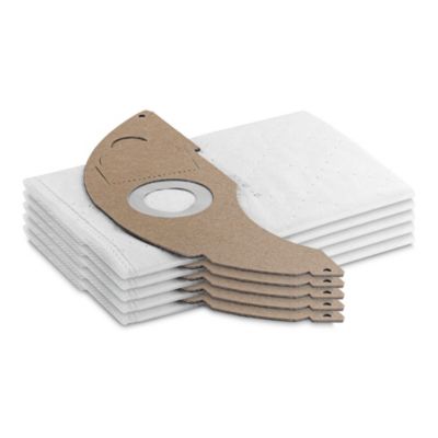 Sac filtrant non tissé pour aspirateur Karcher - 5 pièces