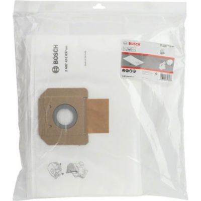 Sac-filtre en non-tissé GAS 35 paquet de 5 - BOSCH - 2607432037