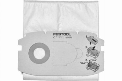 Sac filtre SelfClean SC FIS-CT MIDI/5 - Pack de 5 - pour CTL MIDI avant 2019