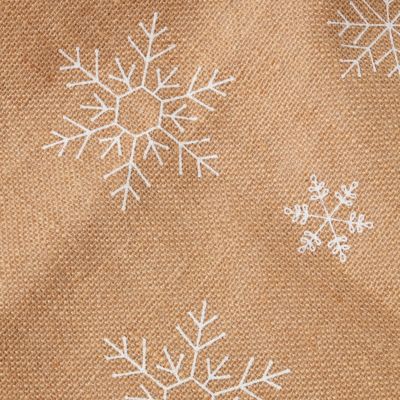 Sac hotte Noël jute naturel l.60 x H.80 cm